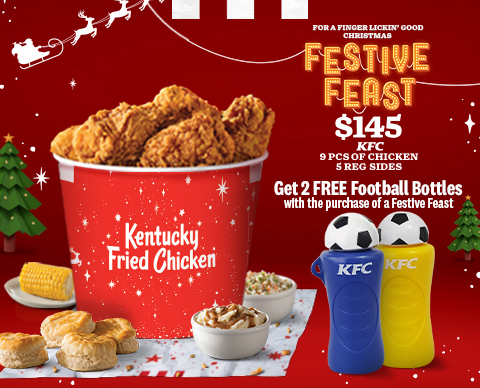 Festive Bucket| Deals |Specials | KFC Menu : KFC Trinidad & Tobago